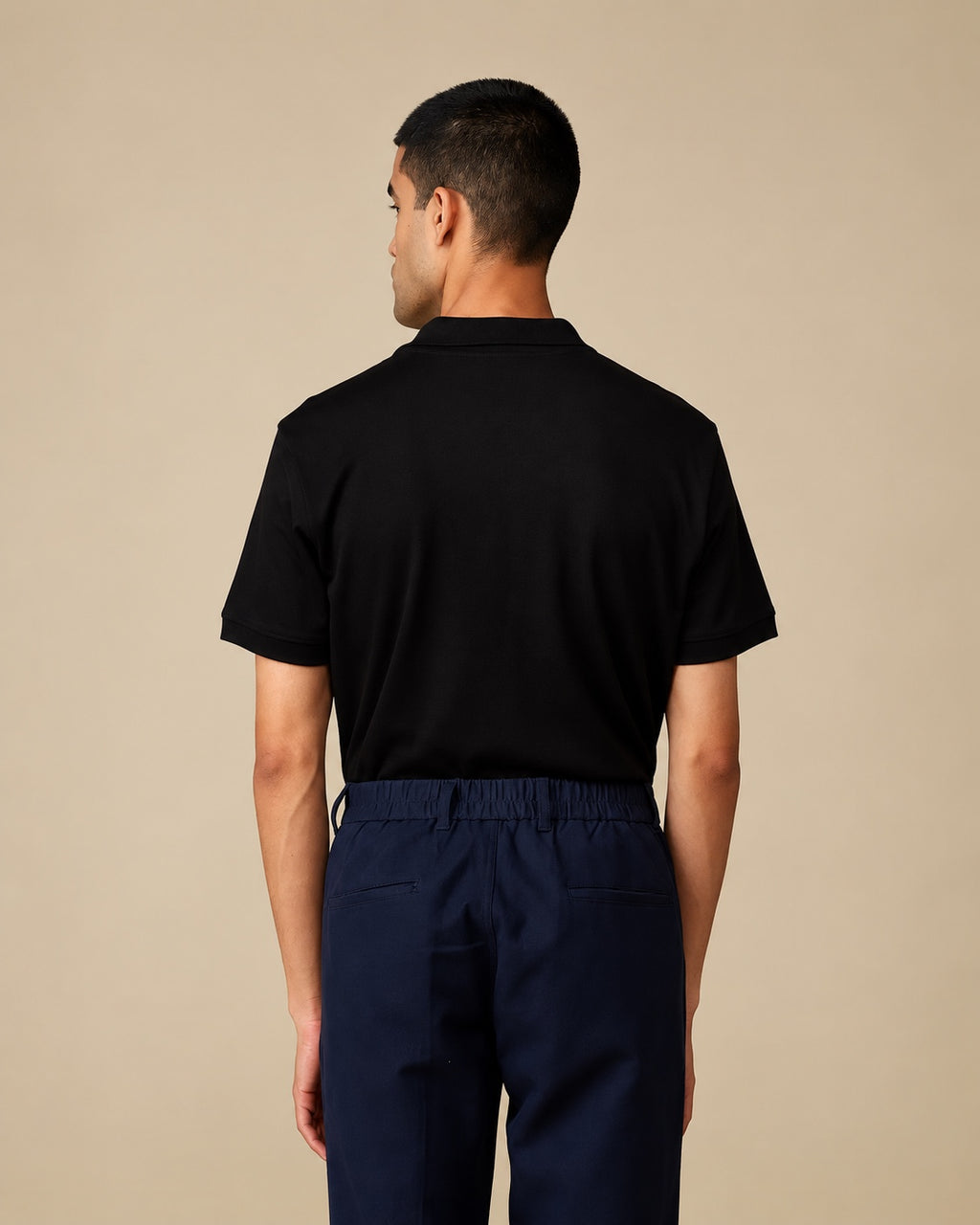 Black Essential Polo