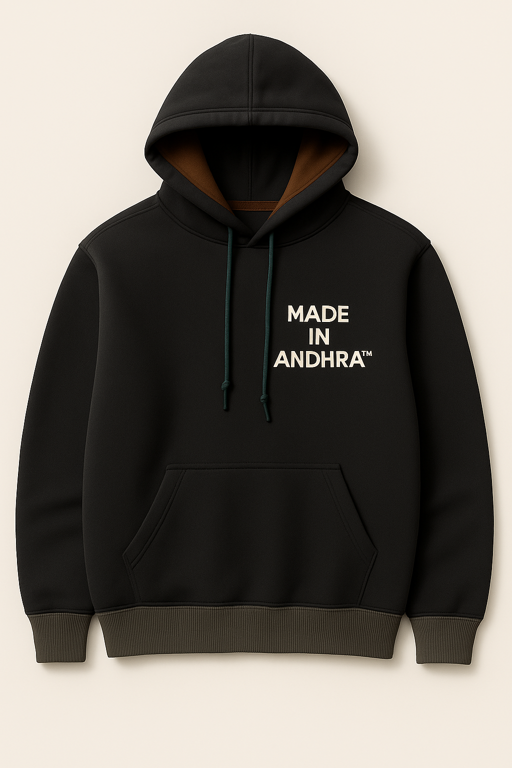 Made in Andhra™ Streetwear Hoodie — front view