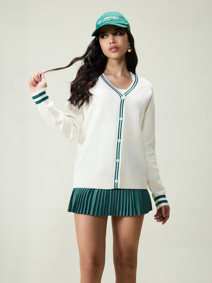 Cream Club Cardigan
