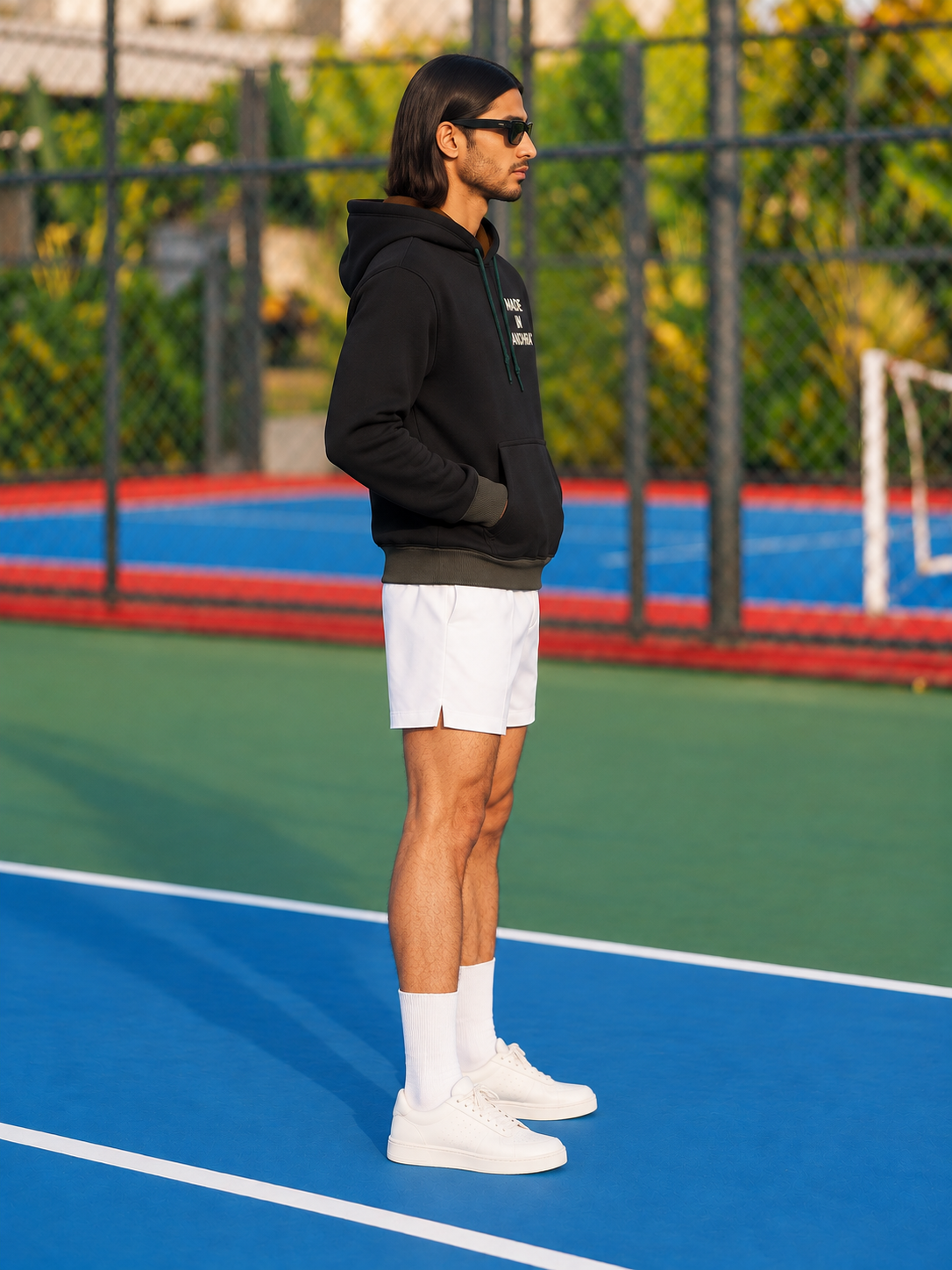 Made in Andhra™ Streetwear Hoodie — men right