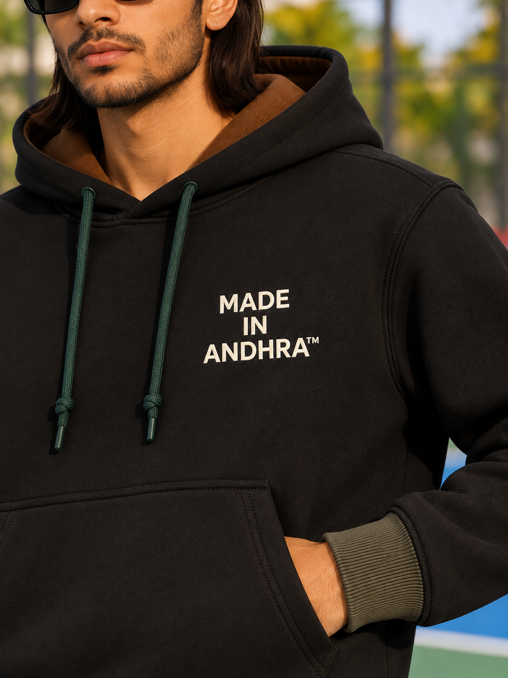 Made in Andhra™ Streetwear Hoodie — men construction