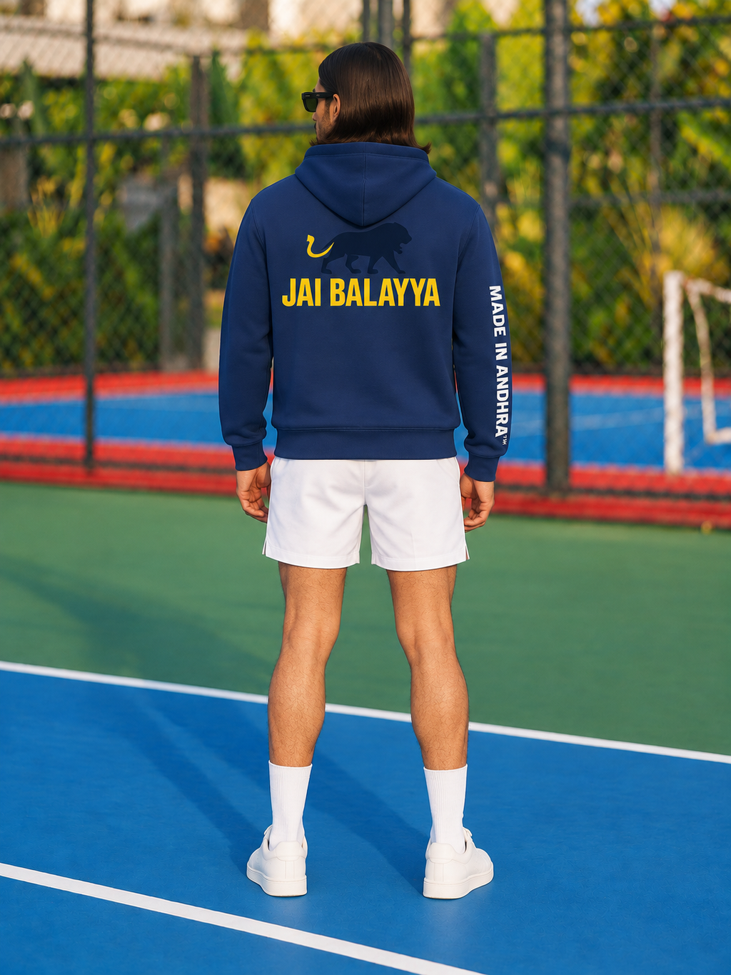 Made in Andhra™ JAI Balayya Hoodie — men back