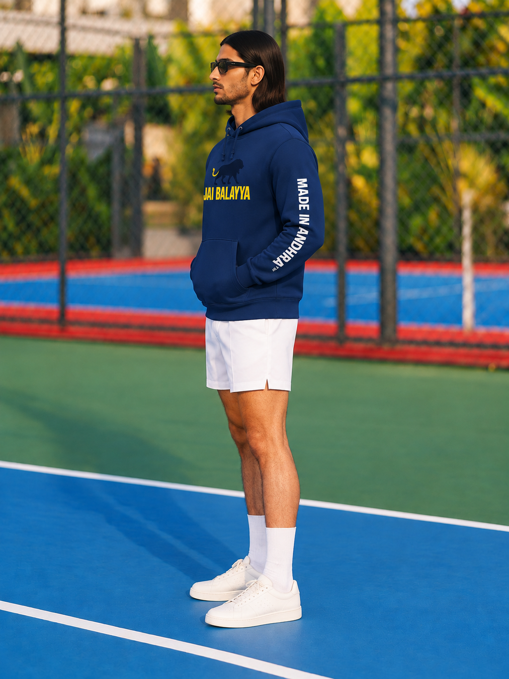 Made in Andhra™ JAI Balayya Hoodie — men left