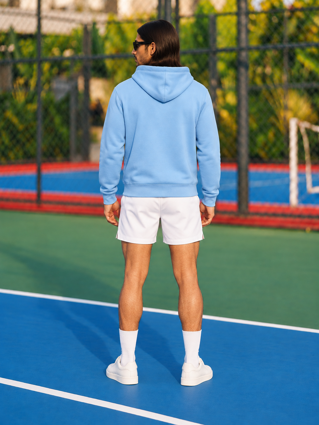Made in Andhra™ Manalni Evadra Aapedi Hoodie — men back