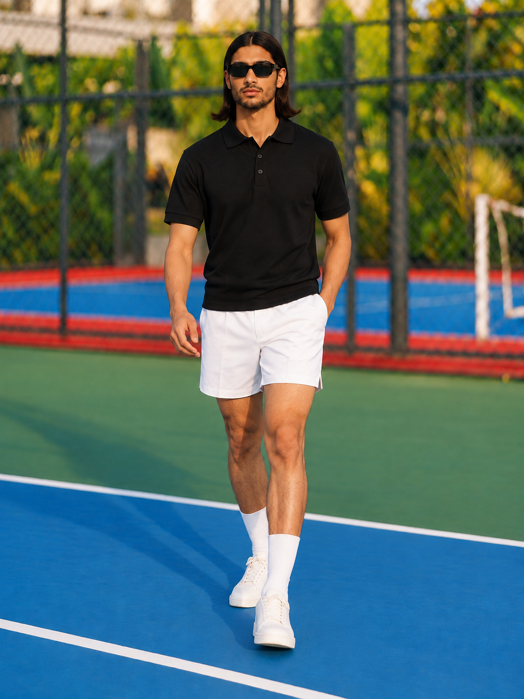 Made in Andhra™ Black Essential Polo — men lifestyle